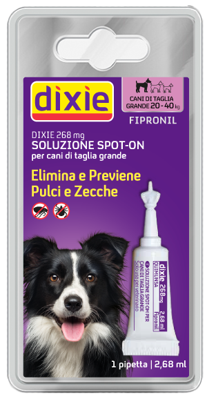 Dixie - Pipette Cane Fipronil 2.68 Ml - Blister 1 Pz -tg. Grande