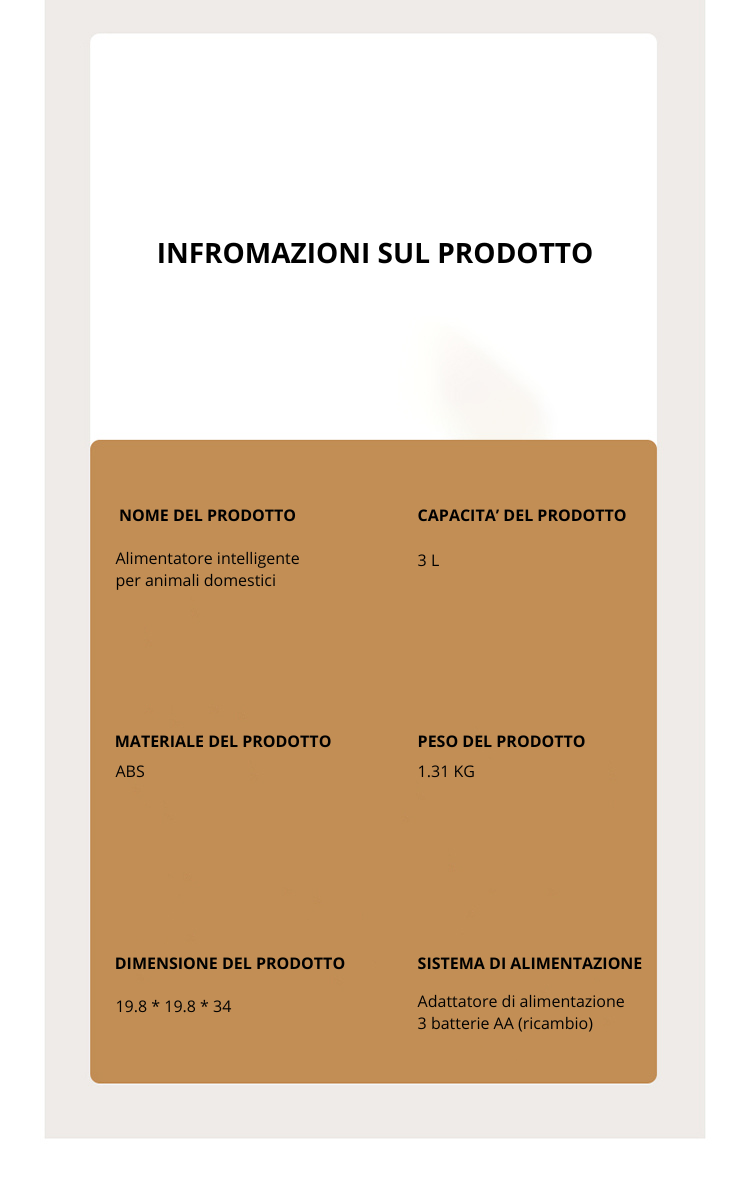 Model P Distributore Automatico Wi-Fi Litri 3