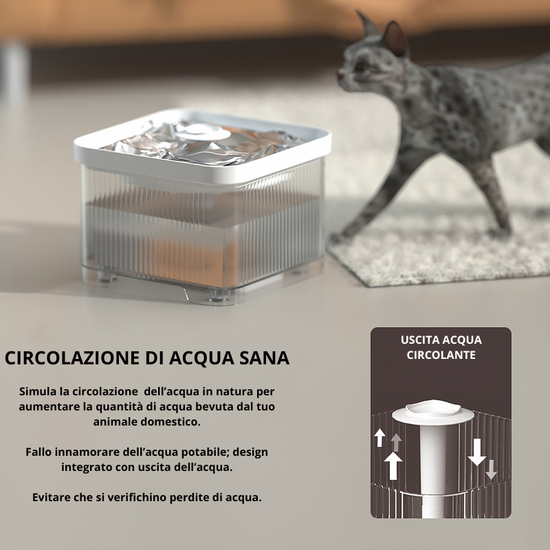 Distributure d'acqua Trasparente 3L WI-FI