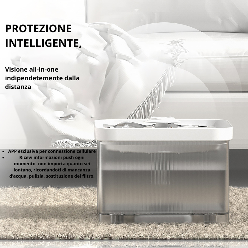 Distributure d'acqua Trasparente 3L WI-FI