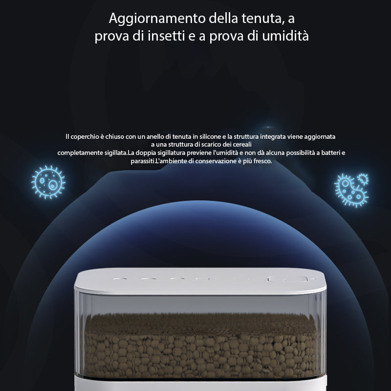 Model H Distributore doppia Ciotola Wi-Fi + Camera Litri 5