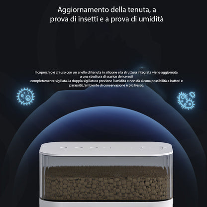 Model H Distributore doppia Ciotola Wi-Fi + Camera Litri 5