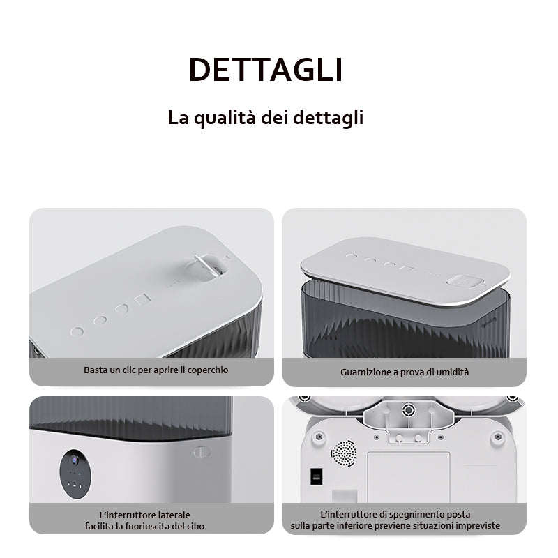 Model H Distributore doppia Ciotola Wi-Fi Litri 5