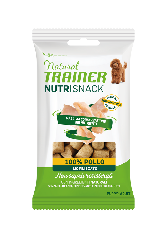 Natural Trainer NutriSnack Puppy&Adult All Size gusto Pollo (Kg/Size: 0,020)