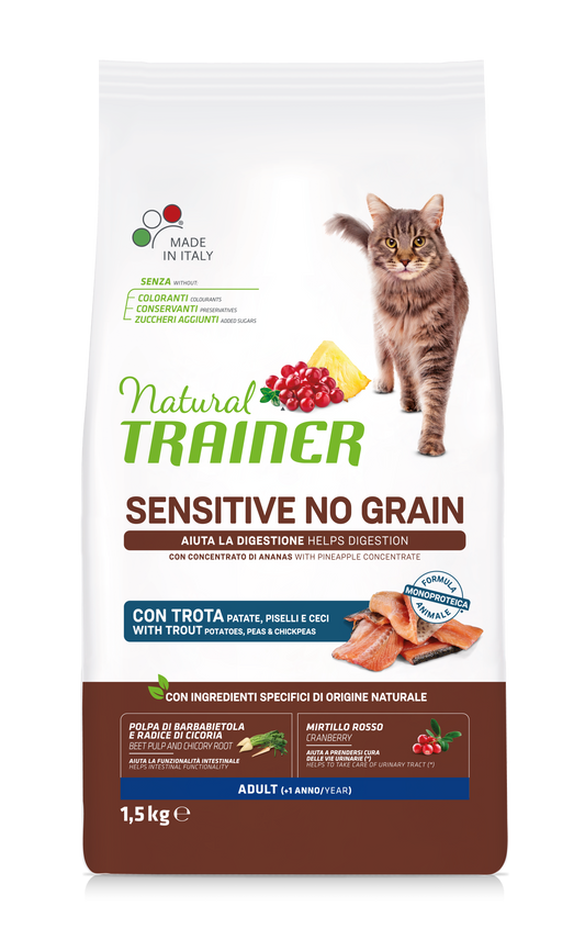 Trainer Natural Cat No Grain Trota (+1) (Kg/Size:1,5)