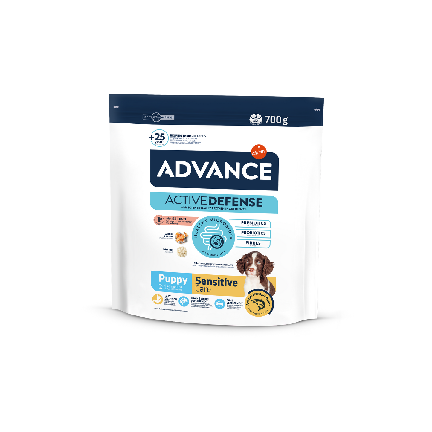 Advance Sensitive Puppy Con Salmone E Riso (Kg/Size:0,7)