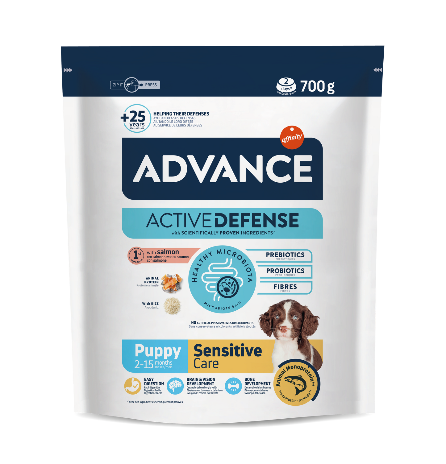 Advance Sensitive Puppy Con Salmone E Riso (Kg/Size:0,7)