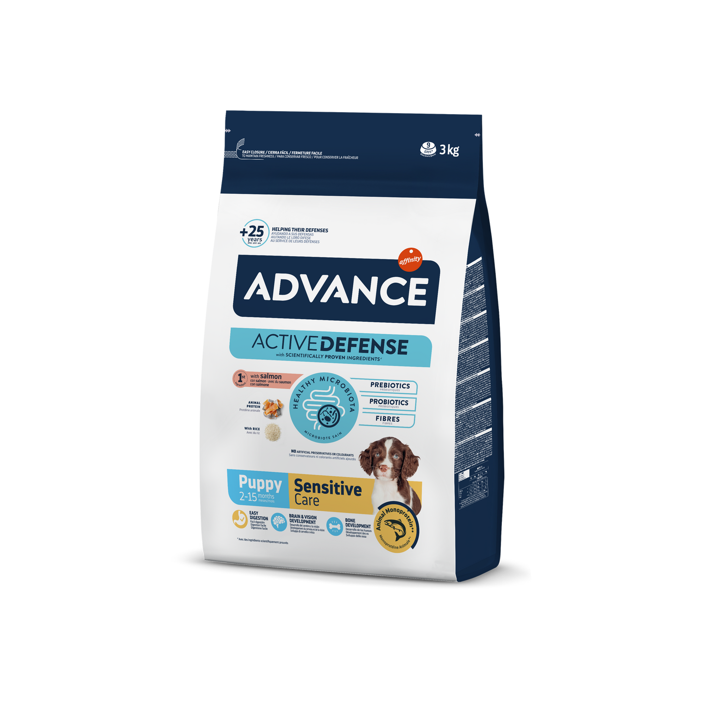 Advance Sensitive Puppy Con Salmone E Riso (Kg/Size: 3)