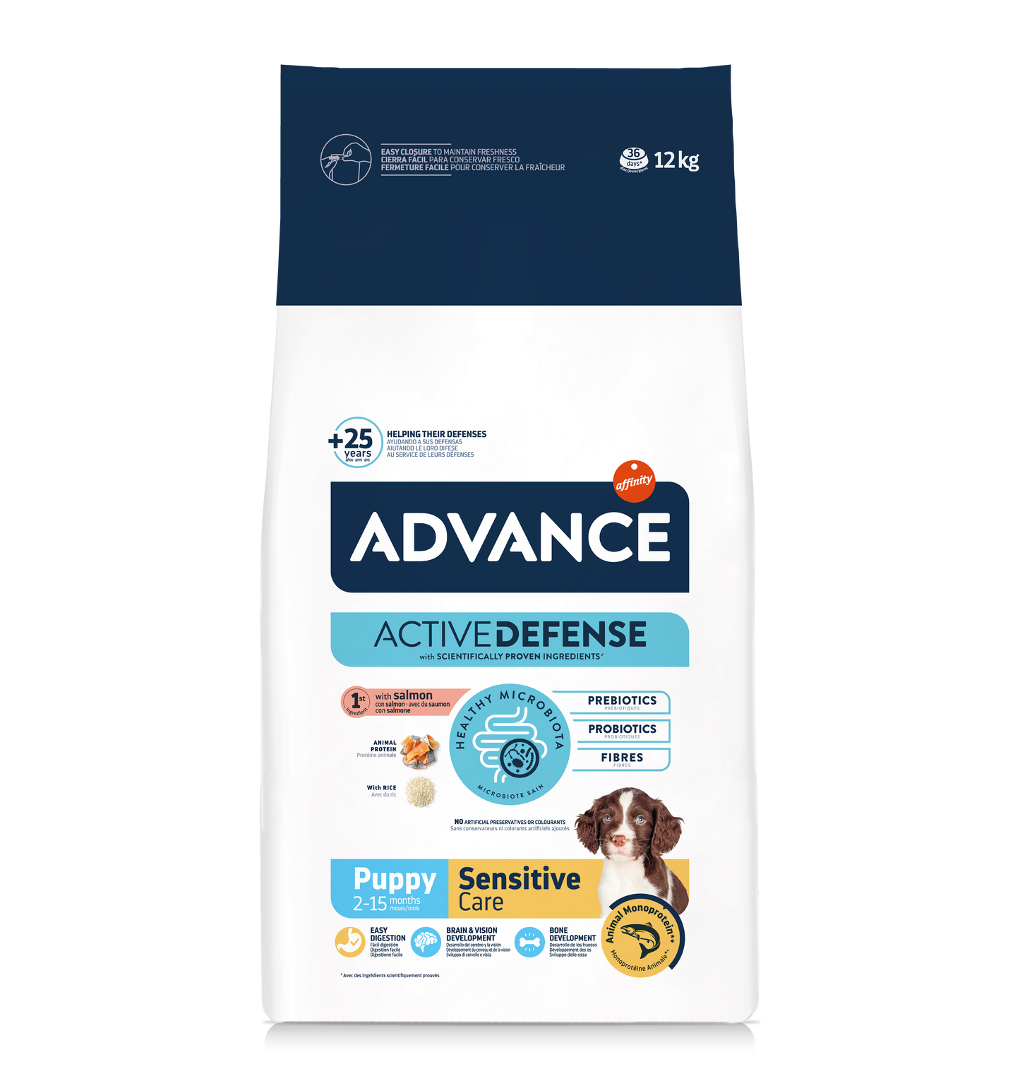 Advance Sensitive Puppy Con Salmone E Riso (Kg/Size: 12)