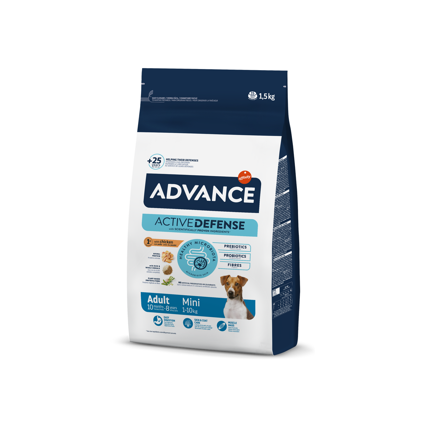 Advance Secco Mini Adult Pollo e Riso (Kg/Size:1,5)