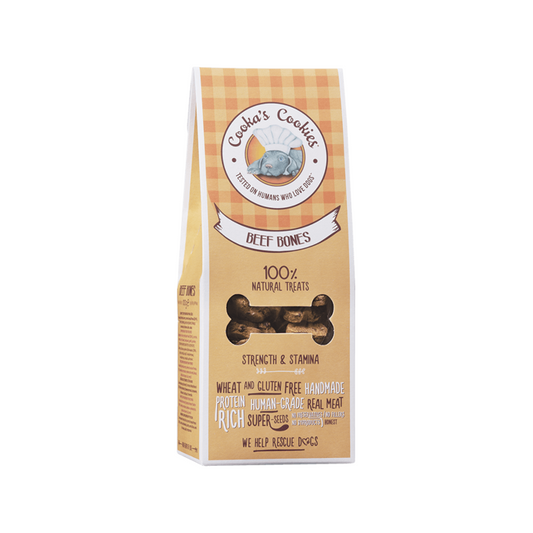 Cooka's Cookies Biscotti al forno  gusto Manzo Bones (Kg/Size: 0,100)