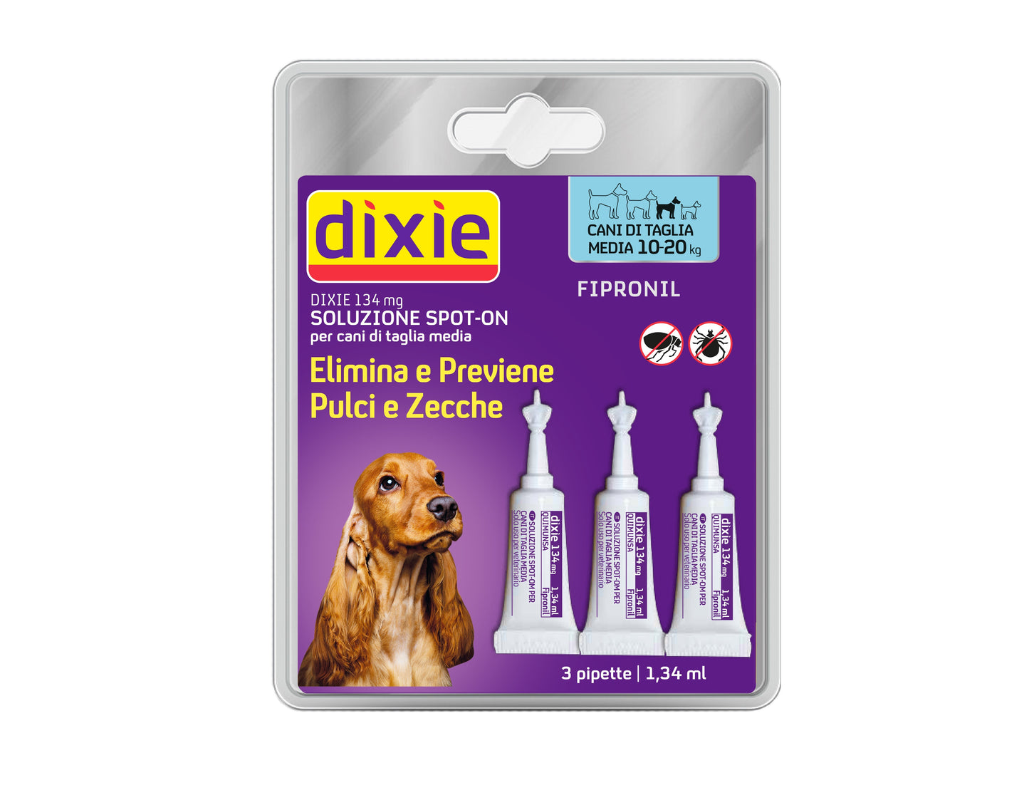 Dixie Fipro Spot On Ml.1,34  3 Pipette