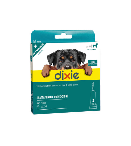 Dixie - Pipette Cane Fipronil 2.68 Ml - Blister 3 Pz -tg. Grande