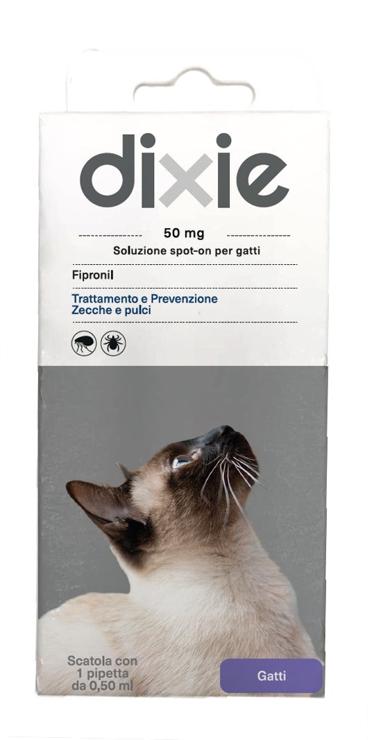 Dixie - Pipette Gatto Fipronil Blister 1 Pz (ML/Size :0,5)