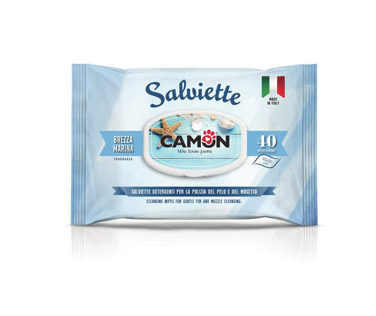 Camon Salviettine per cani fragranza Brezza Marina (Kg/Size:0,5)