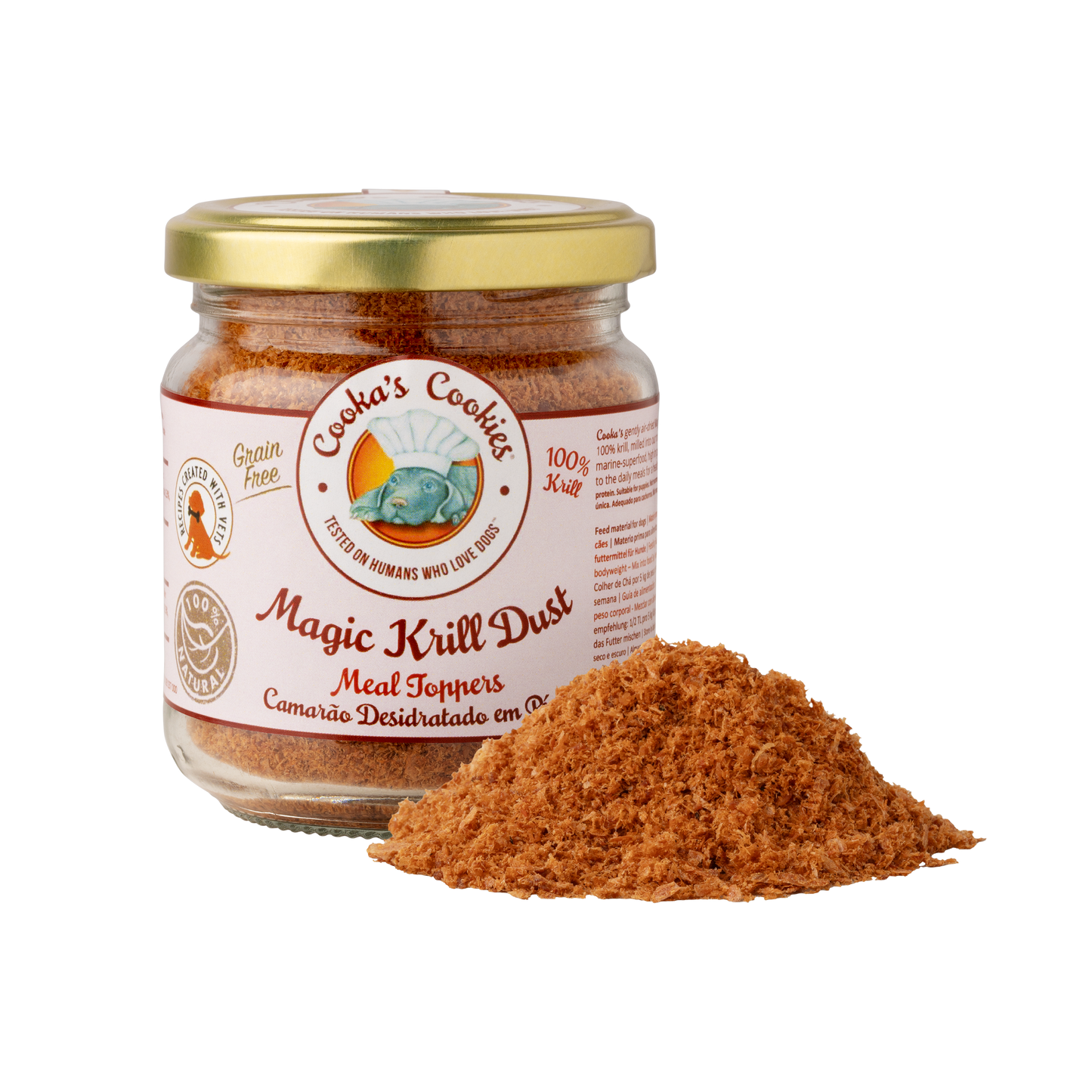 Magic Dust appetizzante in polvere per Cani e Gatti gusto Gamberetti (Kg/Size: 0,065)