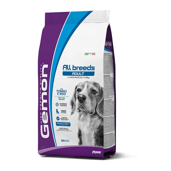 Gemon All Breeds Tonno E Riso per Cani Adulti (kg/size 15)