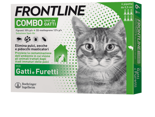 Frontline Combo Per Gatti 3 Pipette  (Kg/Size:0,1)