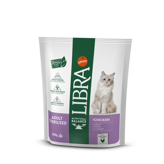 Libra Cat Sterilizzato al Pollo (Kg/Size: 0,3)