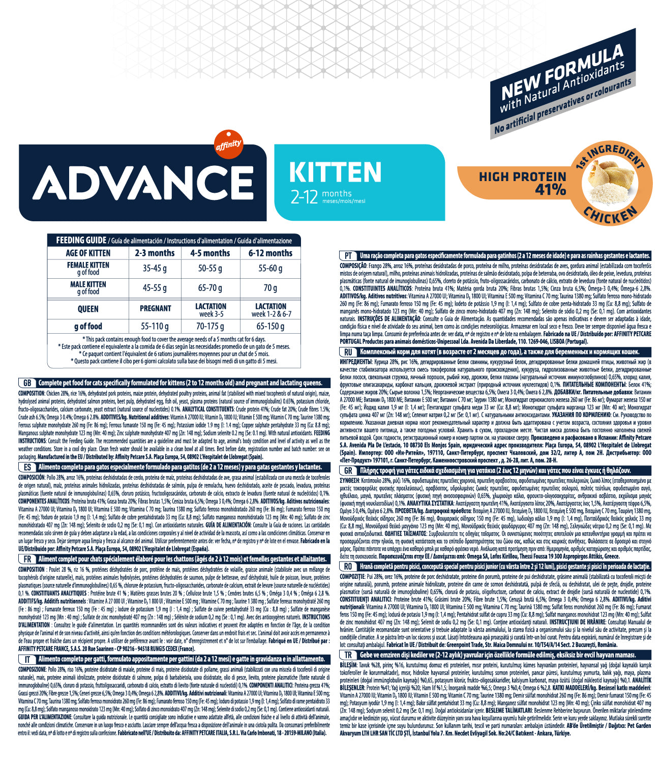 Advance Kitten (kg/size 0.400)