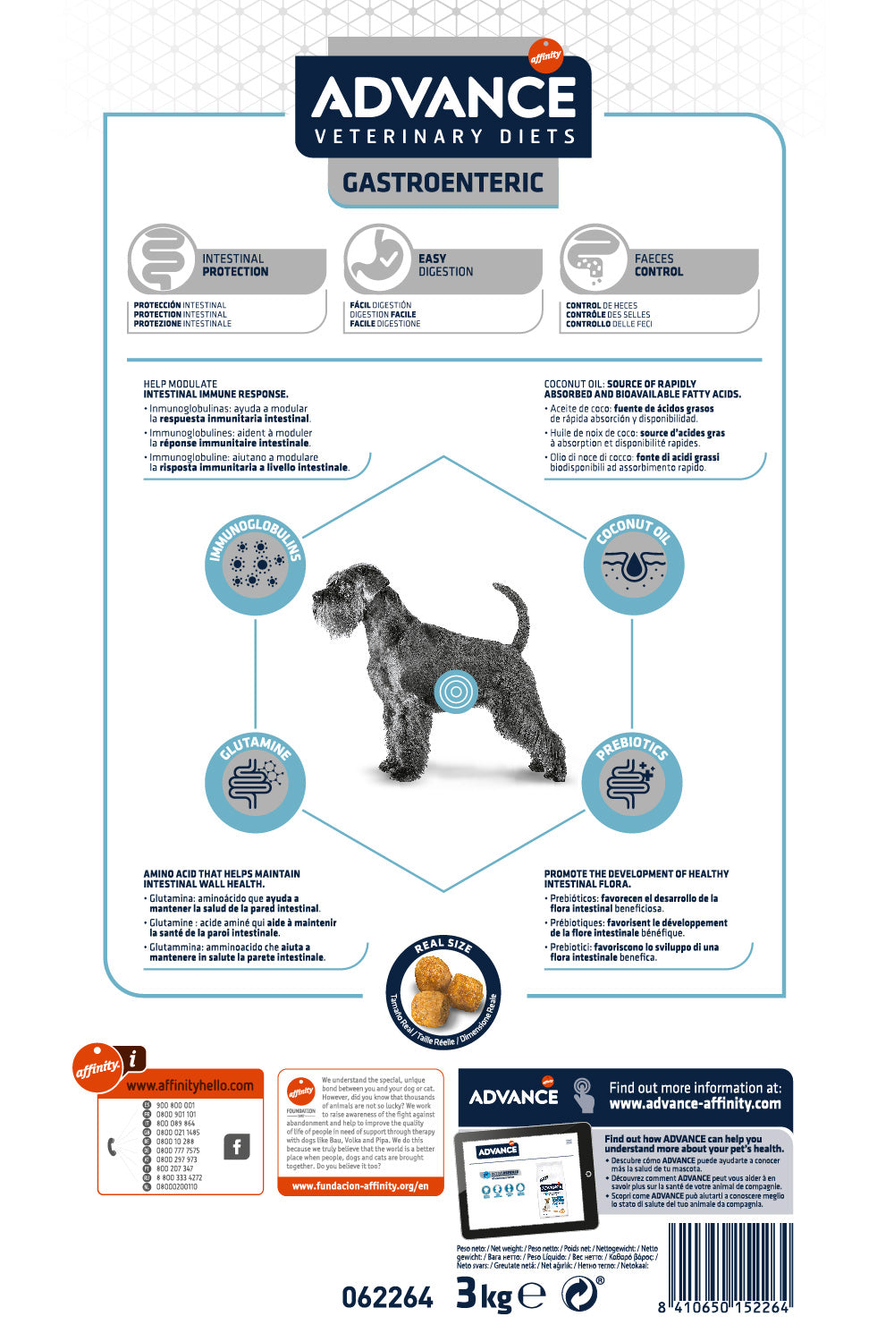 Advance Dog Gastrointeric (Kg/Size:3)