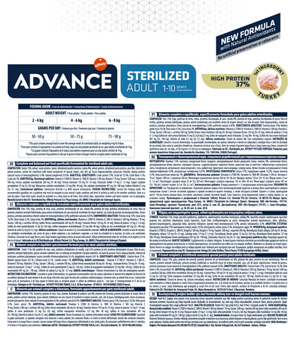 Advance Sterilized Adult Sterilized (Kg/Size: 0,4)