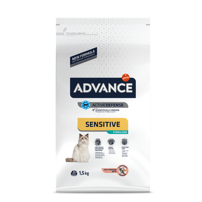 Advance Cat Sensitive Sterilized Con Salmone (kg/size 1.5)