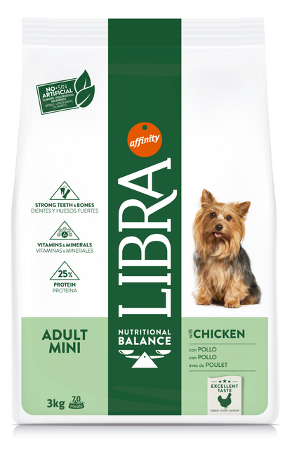 Libra Dog Adult mini Con Pollo (Kg/Size: 3)