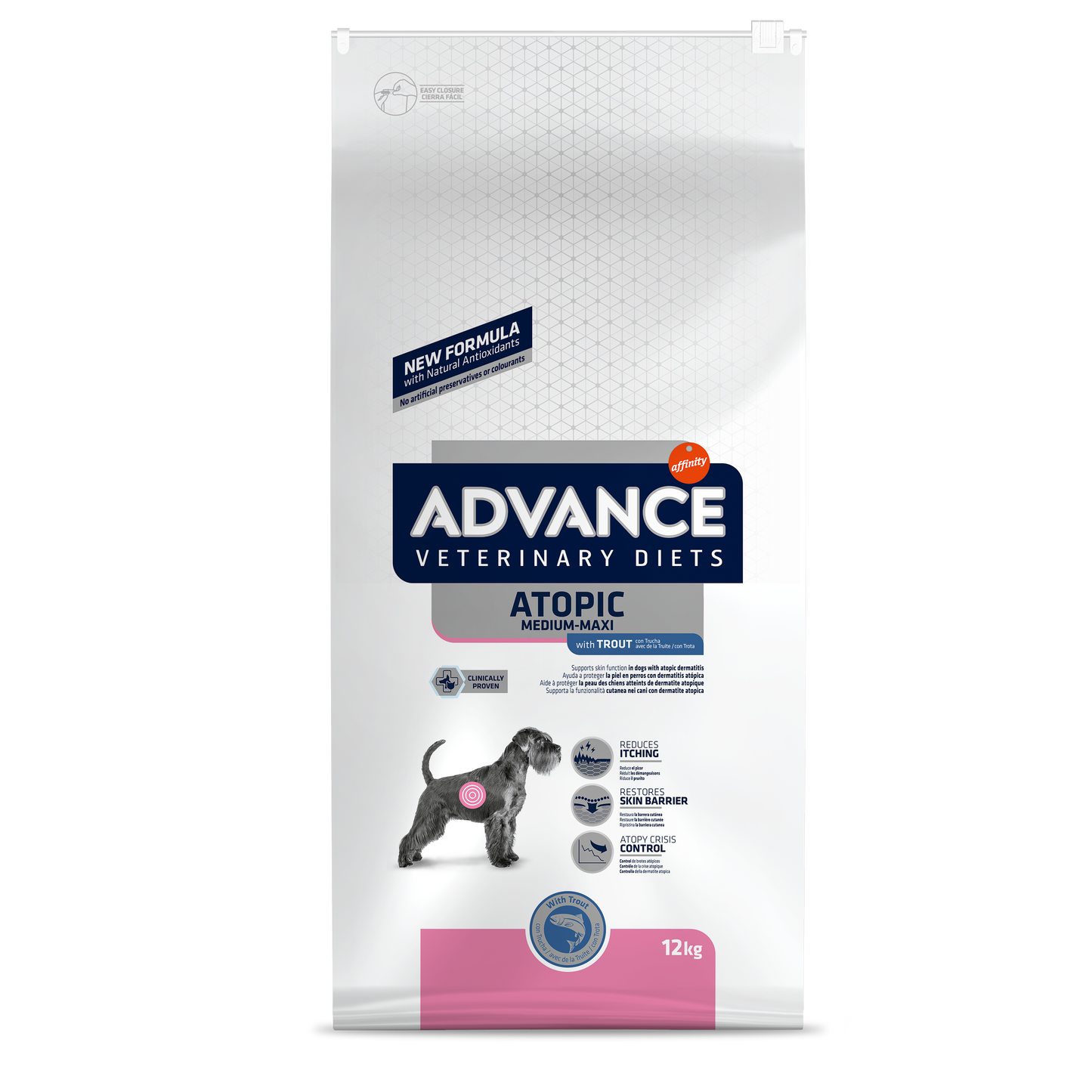 Advance Dog Atopic Medium Maxi Con Trota (Kg/Size: 12)