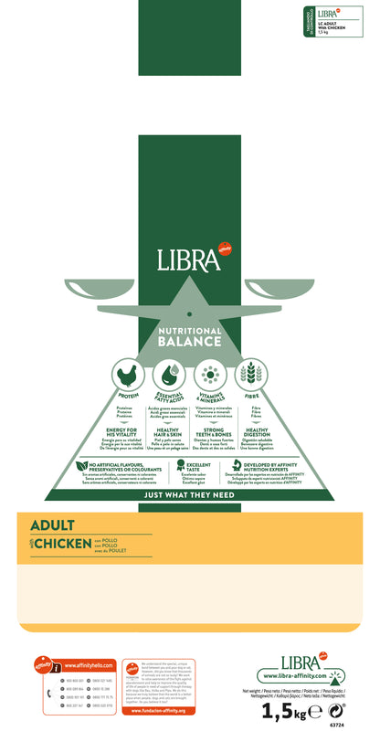 Libra Adult Cat Con Pollo (Kg/Size: 1,5)