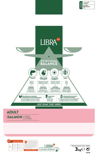 Libra Dog Adult Salmone (Kg/Size: 3)