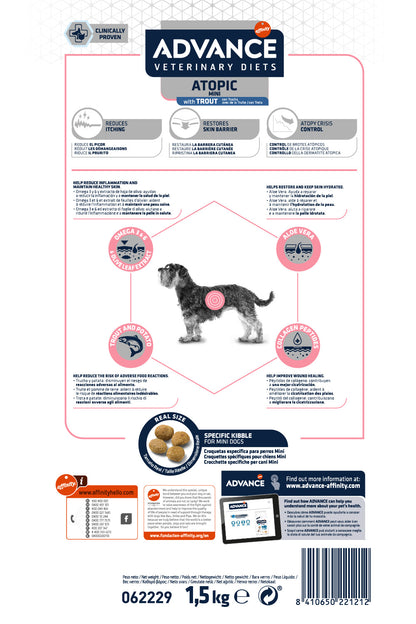 Advance Dog Atopic Mini Con Trota (kg/size 1.5)