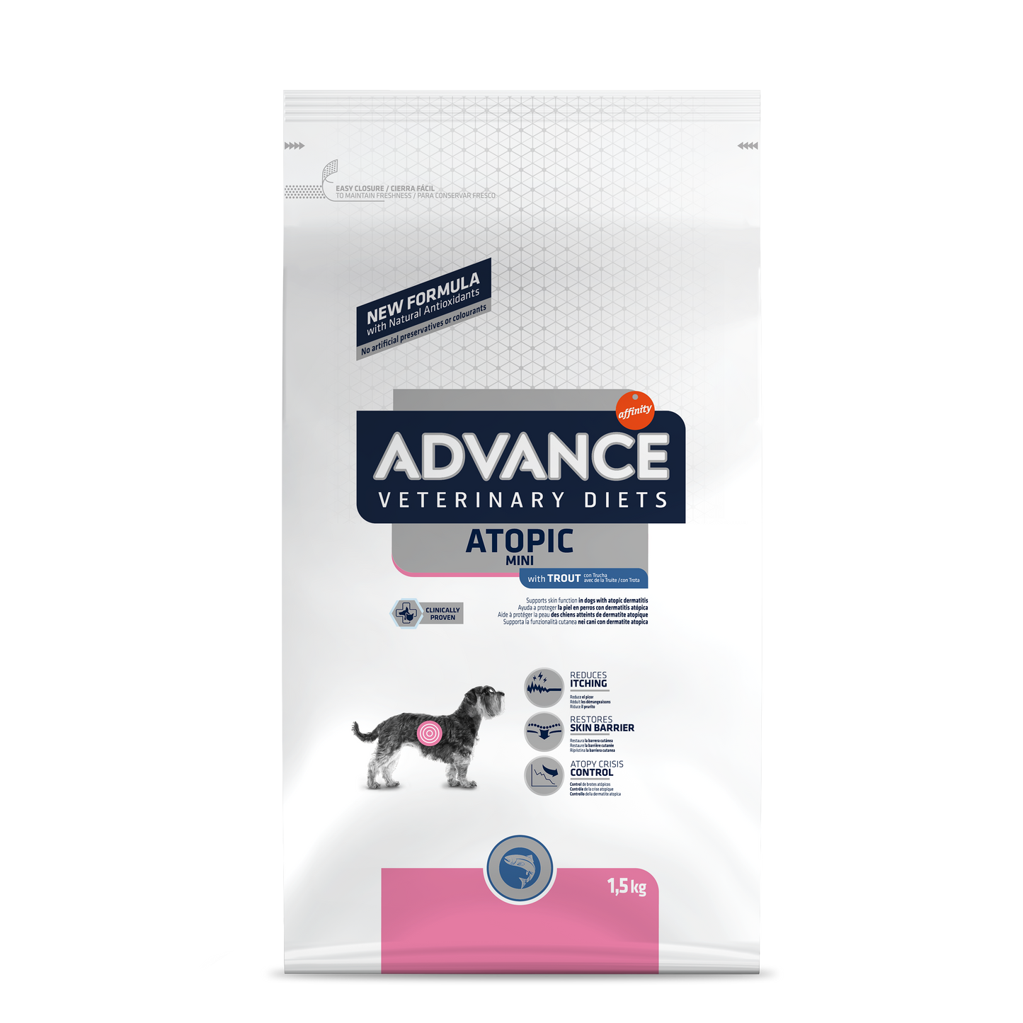 Advance Dog Atopic Mini Con Trota (kg/size 1.5)