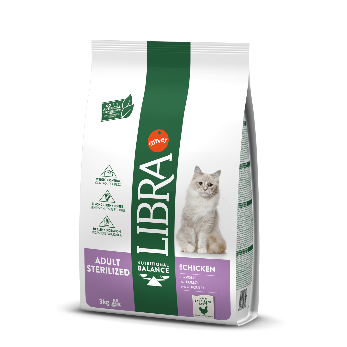 Libra Cat  Adult  Sterilizzato al Pollo (Kg/Size : 3)