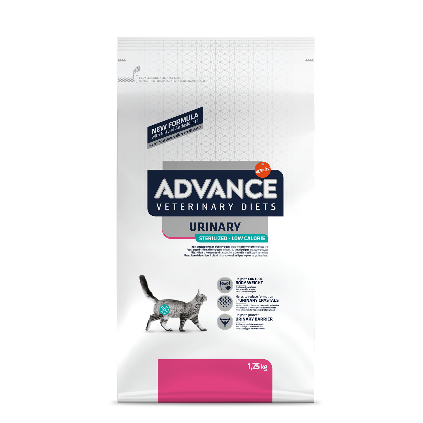 Advance Cat Urinary Sterilized Low Calorie (Kg/Size: 1,25)